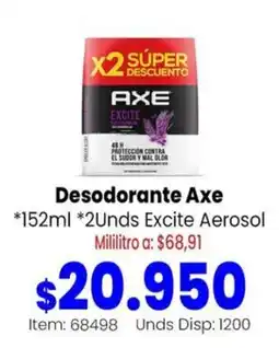 MercaTodo Axe desodorante axe oferta