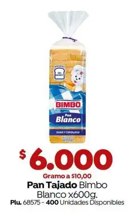 Mercaldas Pan Tajado Bimbo Blanco oferta
