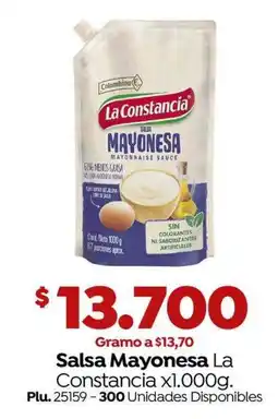 Mercaldas La Constancia Salsa Mayonesa oferta