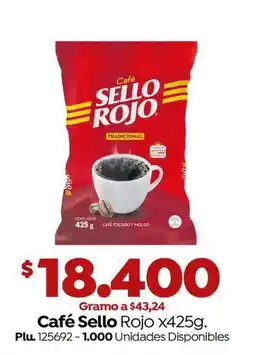 Mercaldas Café Sello Rojo oferta