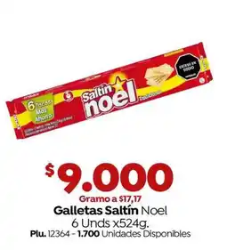 Mercaldas Galletas Saltín Noel oferta