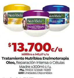 Mercaldas Nutribela tratamiento enzimoterapia oleo reparación intensa o células madre oferta