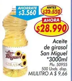 Mercapava San Miguel Aceite de girasol oferta