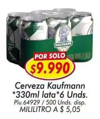 Mercapava Cerveza Kaufmann oferta
