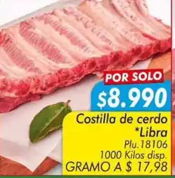 Mercapava Costilla de cerdo oferta
