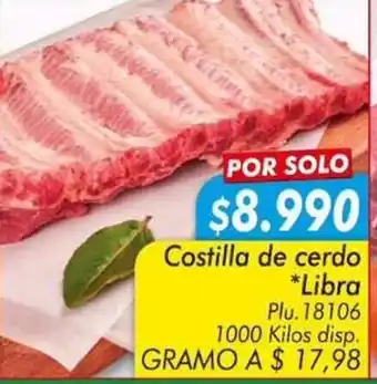 Mercapava Costilla de cerdo oferta