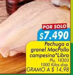 Mercapava MacPollo Pechuga a granel campesina oferta
