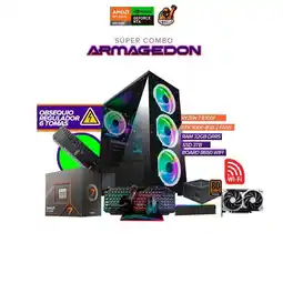 Falabella Torre Gamer Ryzen 7 8700F / RAM 32GB / SSD 3TB / Board B650 WIFI / RTX 5060 8GB oferta