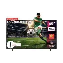 Falabella Televisor 65 pulgadas|NANO 4K UHD|webOs 26|65NU850BPSA oferta