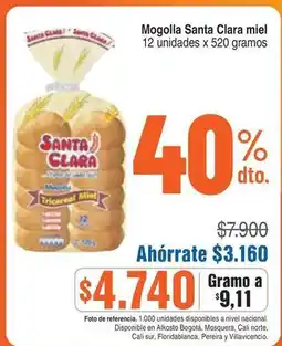 Alkosto Santa clara - mogolla tricernal miel oferta