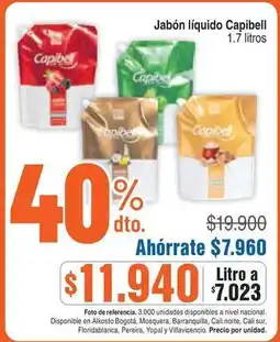 Alkosto Capibell - jabón líquido oferta
