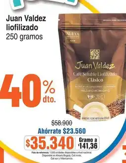 Alkosto Juan valdez café - liofilizado oferta