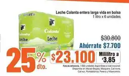 Alkosto Colanta - leche entera larga vida en bolsa oferta