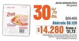 Alkosto Zenú - jamón sánduche oferta
