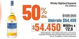 Alkosto Highland supreme - whisky oferta
