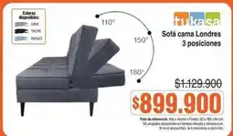 Alkosto Tukasa - sofá cama londres 3 posiciones oferta