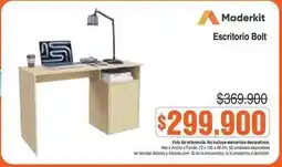 Alkosto Maderkit - escritorio bolt oferta
