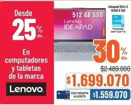 Alkosto Lenovo - computadoras y tabletas oferta