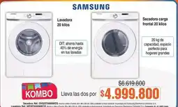 Alkosto Samsung - lavadora y secadora oferta