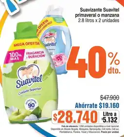 Alkosto Suavitel suavizante primaveral o manzana oferta