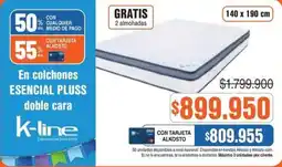 Alkosto K-line colchones esencial pluss doble cara oferta