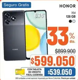 Alkosto Honor x5d 128 gb oferta