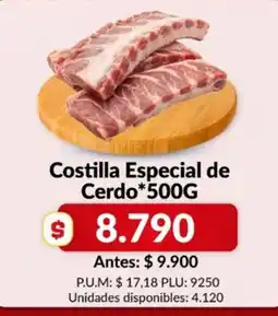 Caribe Supermercados Costilla Especial de Cerdo oferta