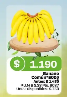 Caribe Supermercados Banano Común oferta