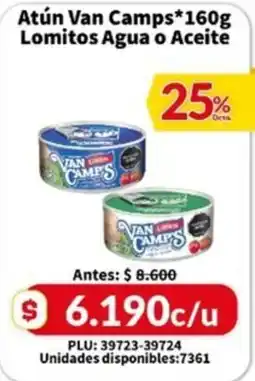 Caribe Supermercados Atún Van Camps oferta