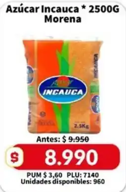 Caribe Supermercados Azúcar Incauca Morena oferta