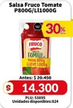 Caribe Supermercados Fruco salsa de tomate oferta