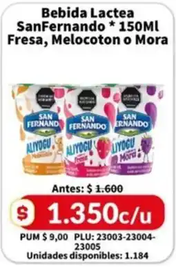 Caribe Supermercados Bebida Lactea SanFernando oferta