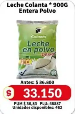 Caribe Supermercados Colanta leche en polvo entera oferta
