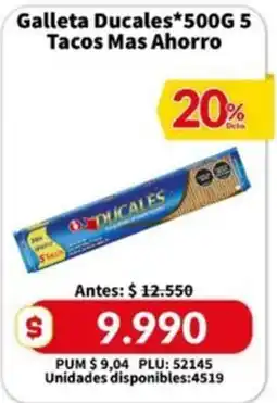 Caribe Supermercados Galleta Ducales oferta