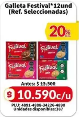 Caribe Supermercados Galleta Festival oferta