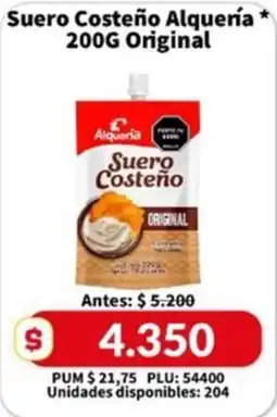 Caribe Supermercados Alqueria suero costeño oferta