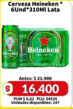 Caribe Supermercados Cerveza Heineken oferta
