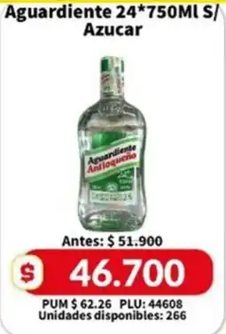 Caribe Supermercados Aguardiente Antioqueño oferta