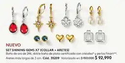 Ésika Set shining gems x7 oferta