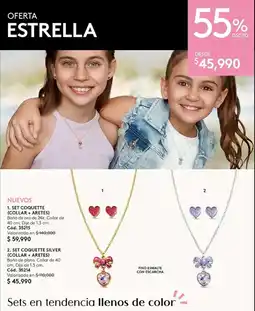 Ésika Set coquette oferta