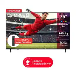 Falabella Televisor 75 pulgadas|4K UHD MRGB|Dolby Vision Atmos|75MRGB85B|Incluye AI Magic Remote oferta