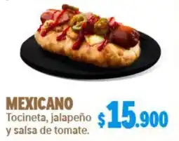 Domino's Pizza Mexicano tocineta, jalapeño y salsa de tomate oferta