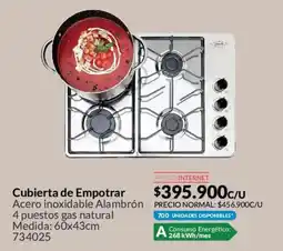 Homecenter Cubierta de empotrar oferta