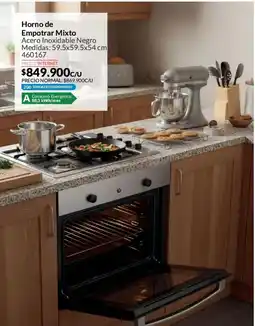 Homecenter Horno de Empotrar Mixto oferta