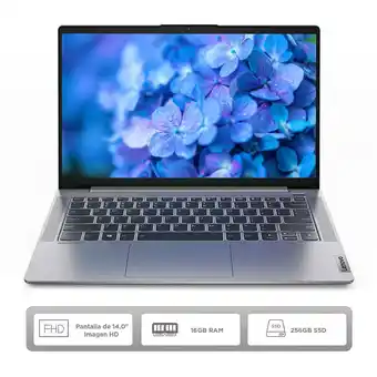 Falabella Portátil Lenovo Notebook 14 pulgadas Intel Core i7 16GB 256GB oferta