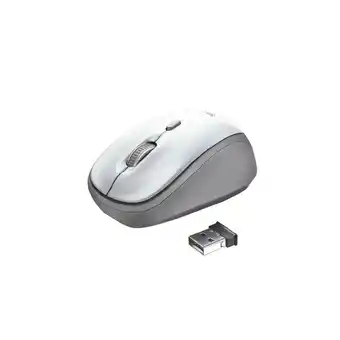 Falabella Mouse Inalambrico Usb Trust Yvi Blanco Con Gris oferta