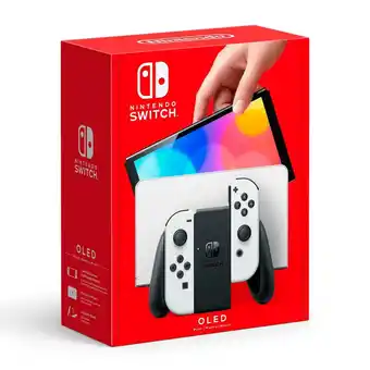 Falabella Consola Nintendo Switch Modelo OLED W/White Joy-Con 64GB oferta