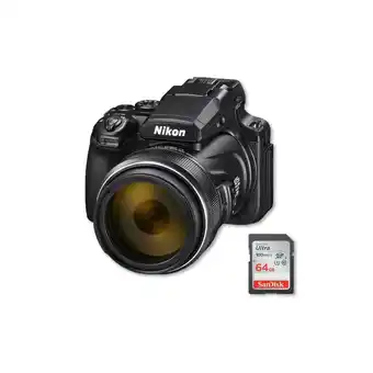 Falabella Nikon coolpix p1000 4k + memoria 64gb de 100mb/s oferta
