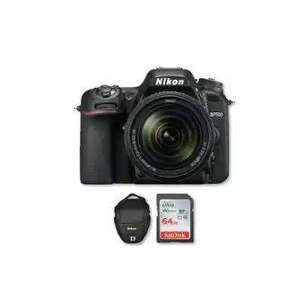Falabella Cámara nikon d7500 lente 18-140mm + memoria +bolso oferta