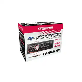 Falabella Radio Carro Krypton K-50ub Mp3 Usb Sd Bt Aux Rca oferta